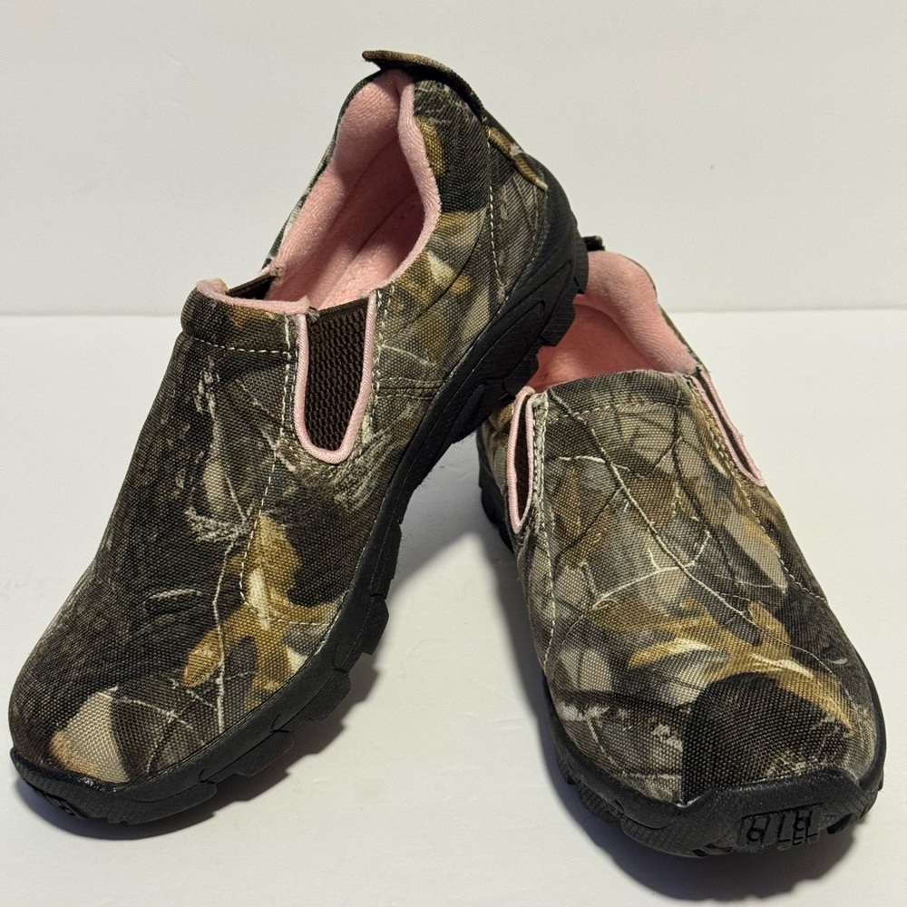 Natural Reflections Women's 7 Camouflage Shoes Slip On Pink Insoles Comfort